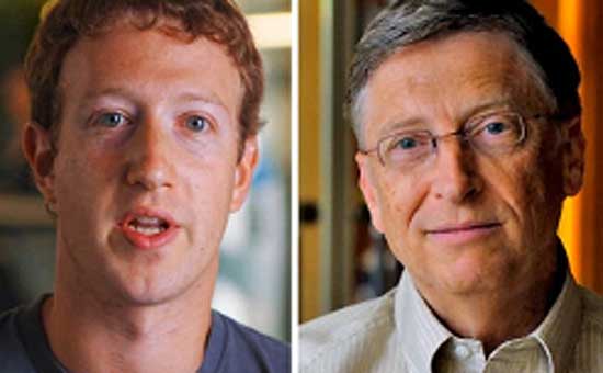 Mark Zuckerberg thần tượng Bill Gates.